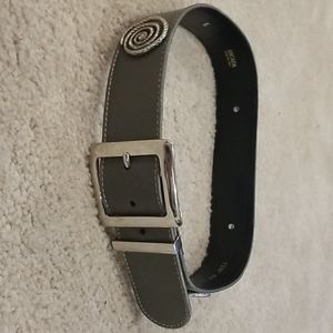 Escada grey and silver belt